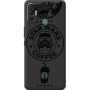 Черный чехол BoxFace Tecno Spark 7 Dark Coffee