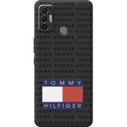 Черный чехол BoxFace Tecno Spark 7 Tommy Print