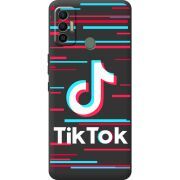 Черный чехол BoxFace Tecno Spark 7 Tik Tok