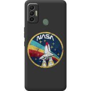 Черный чехол BoxFace Tecno Spark 7 NASA