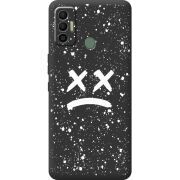 Черный чехол BoxFace Tecno Spark 7 Sad Way