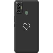 Черный чехол BoxFace Tecno Spark 7 My Heart