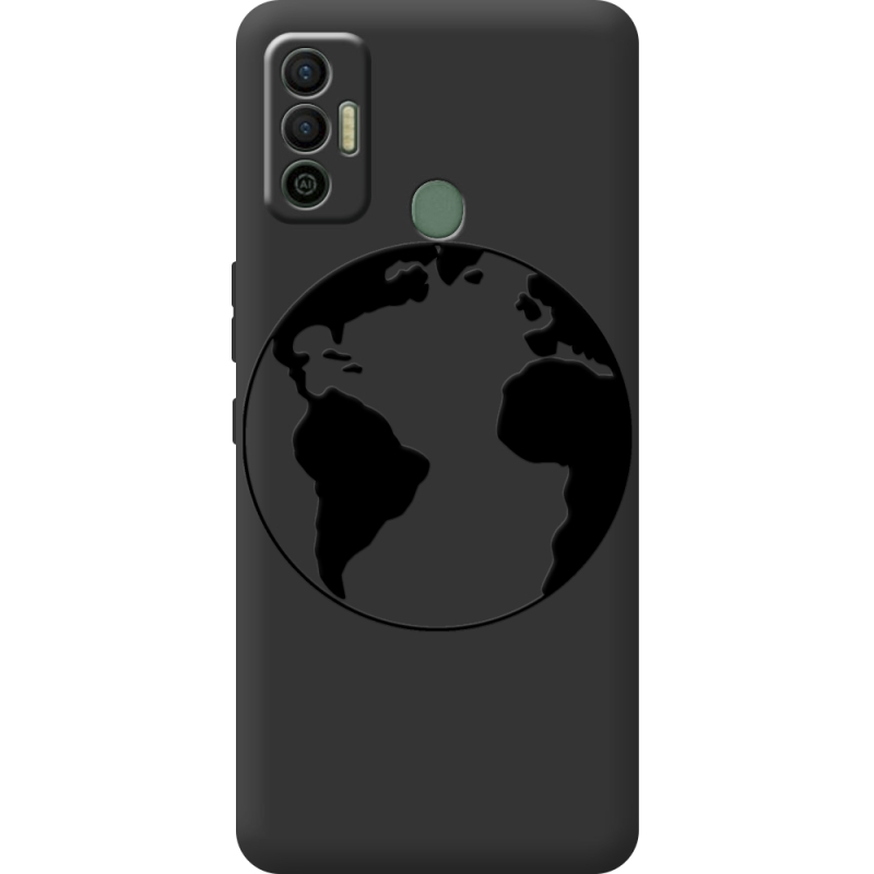 Черный чехол BoxFace Tecno Spark 7 Earth