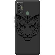 Черный чехол BoxFace Tecno Spark 7 Tiger