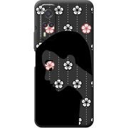 Черный чехол BoxFace Vivo Y31 Flower Hair