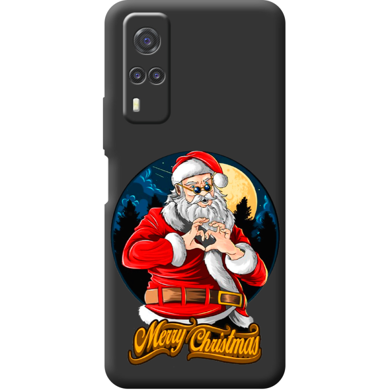 Черный чехол BoxFace Vivo Y31 Cool Santa