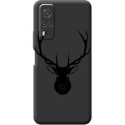 Черный чехол BoxFace Vivo Y31 Deer