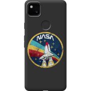 Черный чехол BoxFace Google Pixel 4a NASA