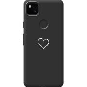 Черный чехол BoxFace Google Pixel 4a My Heart