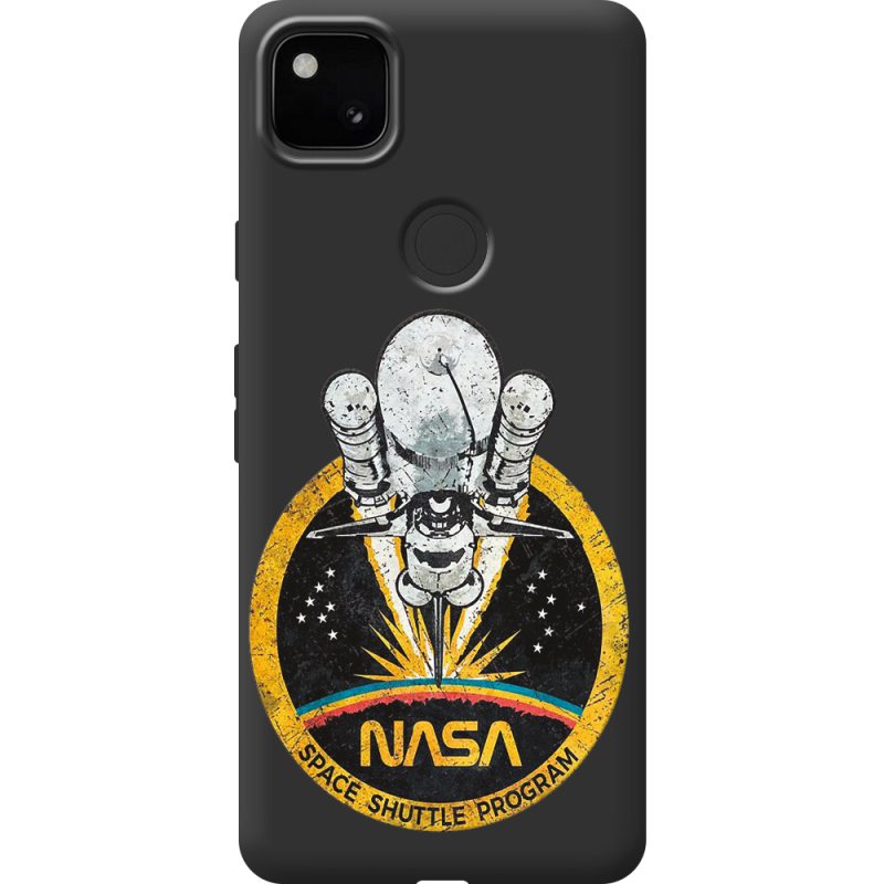 Черный чехол BoxFace Google Pixel 4a NASA Spaceship