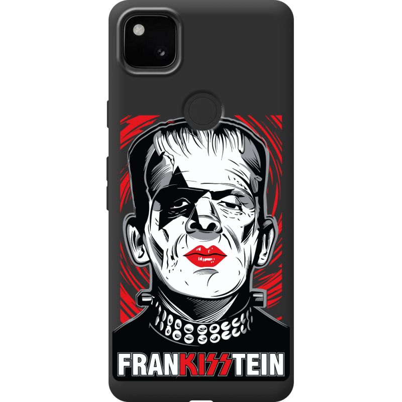 Черный чехол BoxFace Google Pixel 4a Frankisstein