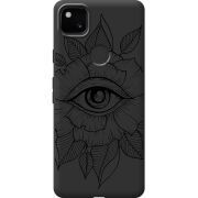 Черный чехол BoxFace Google Pixel 4a Eye