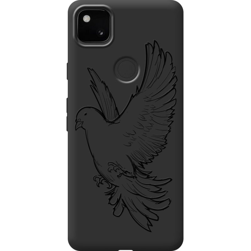 Черный чехол BoxFace Google Pixel 4a Dove