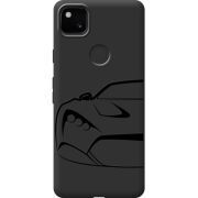 Черный чехол BoxFace Google Pixel 4a Sportcar