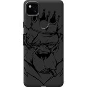 Черный чехол BoxFace Google Pixel 4a Bear King