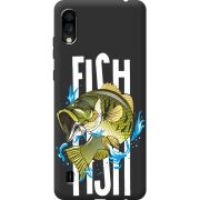 Черный чехол BoxFace ZTE Blade A5 2020 Fish