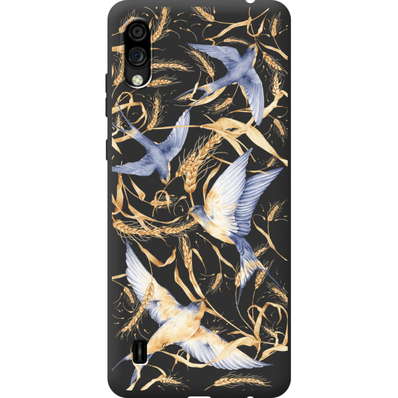 Черный чехол BoxFace ZTE Blade A5 2020 Ластівки