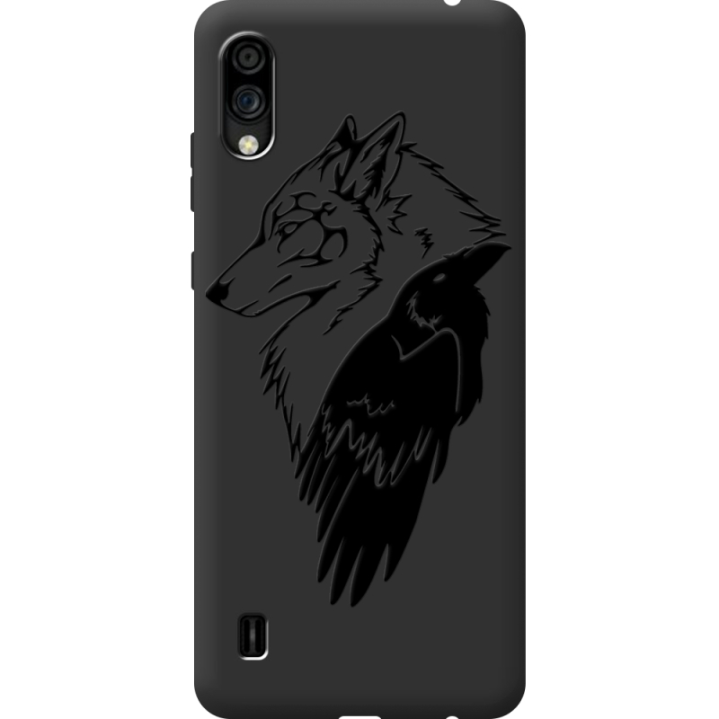 Черный чехол BoxFace ZTE Blade A5 2020 Wolf and Raven