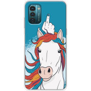 Чехол BoxFace Nokia G21 Fuck Unicorn