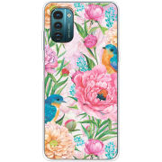 Чехол BoxFace Nokia G21 Birds in Flowers