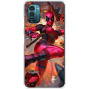 Чехол BoxFace Nokia G21 Woman Deadpool