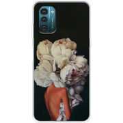 Чехол BoxFace Nokia G21 Exquisite White Flowers