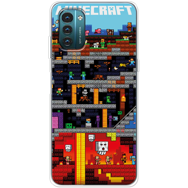 Чехол BoxFace Nokia G21 Minecraft Lode Runner