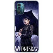 Чехол BoxFace Nokia G21 Wednesday Addams