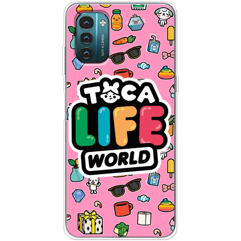 Чехол BoxFace Nokia G21 Toca Boca Life World