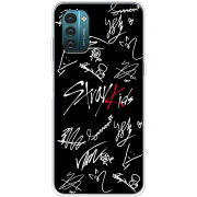 Чехол BoxFace Nokia G21 Stray Kids автограф