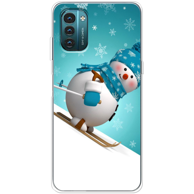 Чехол BoxFace Nokia G21 Skier Snowman