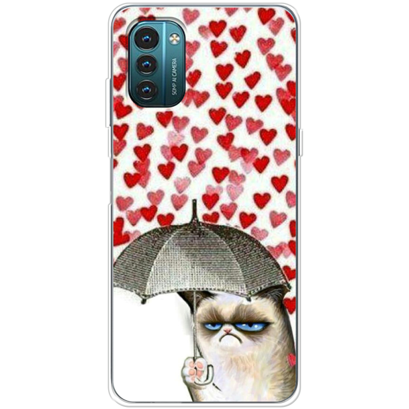 Чехол BoxFace Nokia G21 Raining Hearts