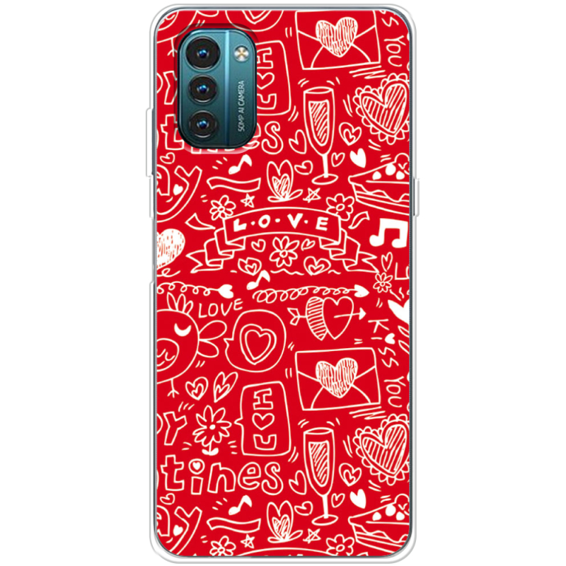 Чехол BoxFace Nokia G21 Happy Valentines