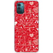 Чехол BoxFace Nokia G21 Happy Valentines