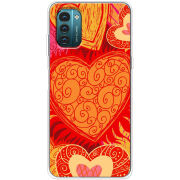 Чехол BoxFace Nokia G21 Warm Hearts