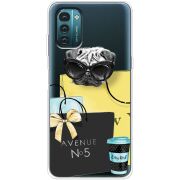 Прозрачный чехол BoxFace Nokia G21 Fashion Pug