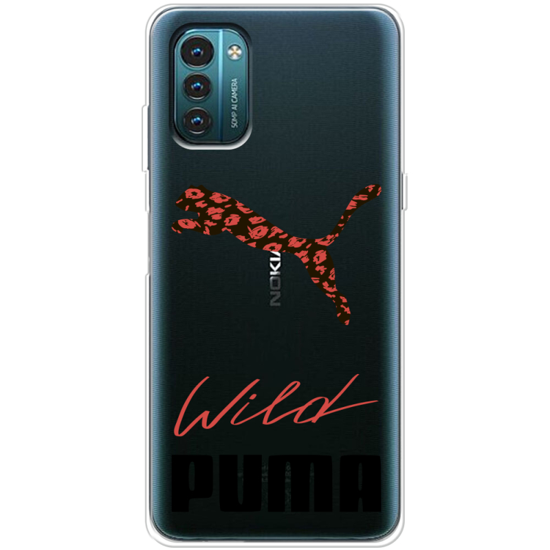 Прозрачный чехол BoxFace Nokia G21 Wild Cat