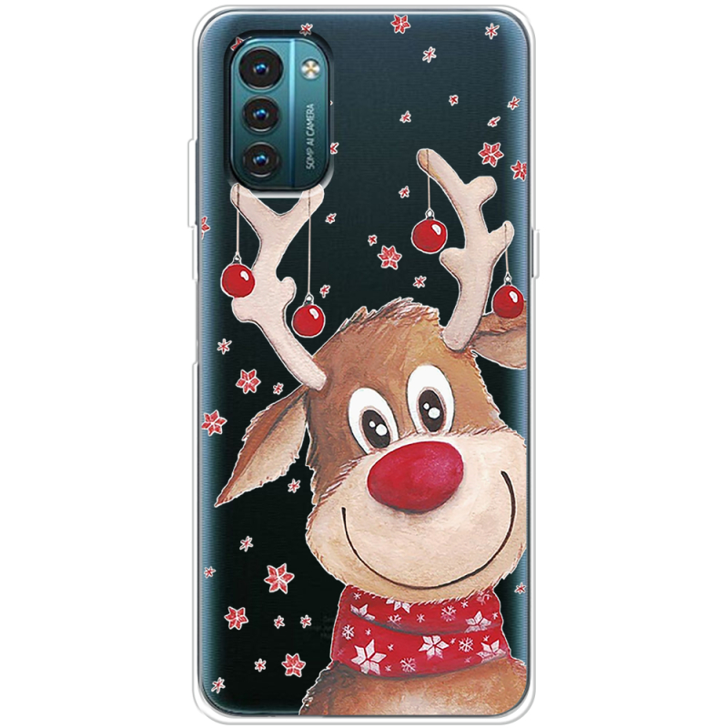 Прозрачный чехол BoxFace Nokia G21 Winter Deer