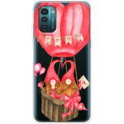 Прозрачный чехол BoxFace Nokia G21 Valentine Dwarfs