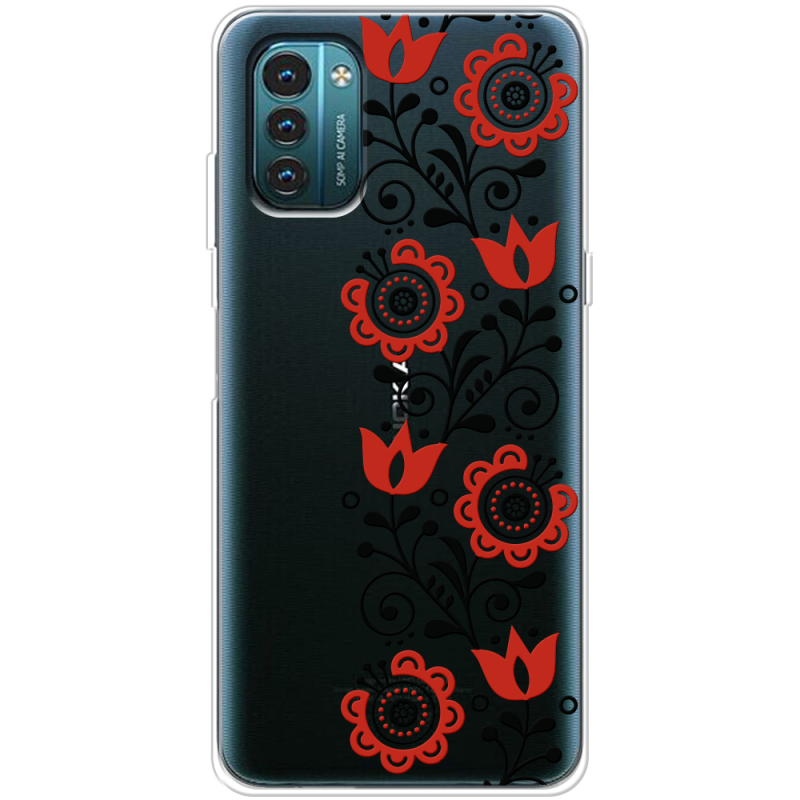 Прозрачный чехол BoxFace Nokia G21 Ethno Ornament