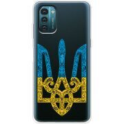 Прозрачный чехол BoxFace Nokia G21 Gold Trident