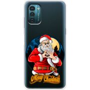 Прозрачный чехол BoxFace Nokia G21 Cool Santa