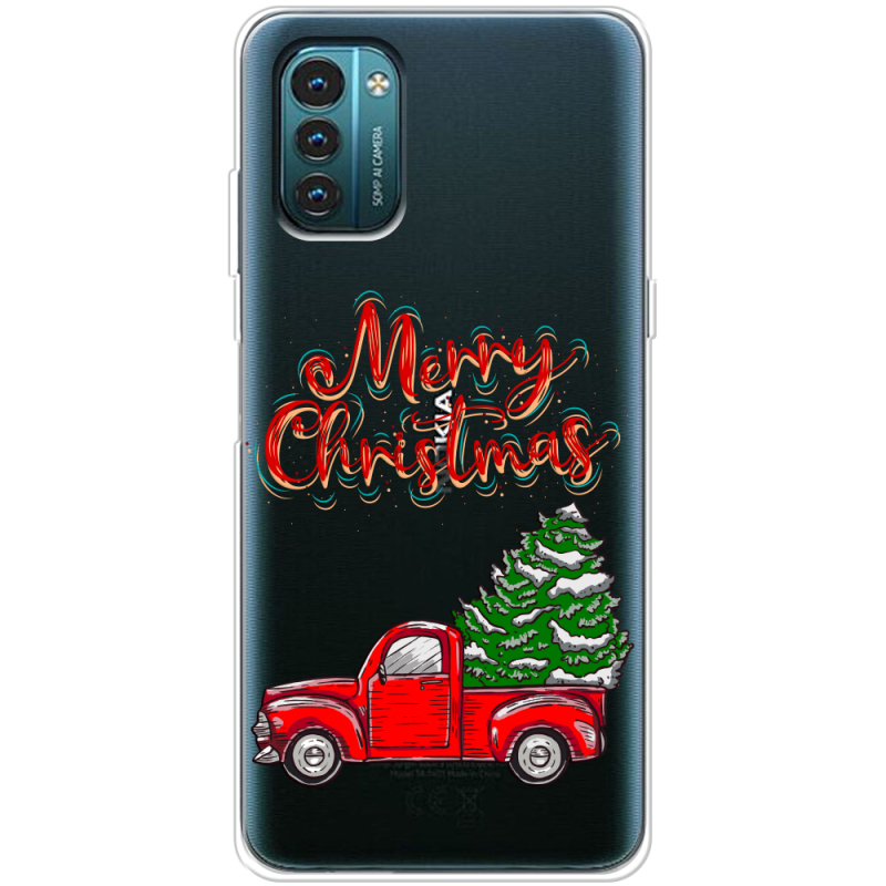 Прозрачный чехол BoxFace Nokia G21 Holiday Car