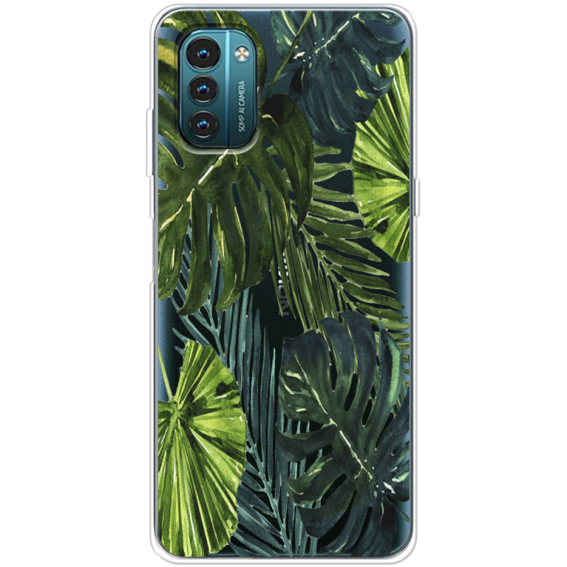 Прозрачный чехол BoxFace Nokia G21 Palm Tree