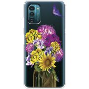 Прозрачный чехол BoxFace Nokia G21 My Bouquet