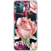 Прозрачный чехол BoxFace Nokia G21 Rose