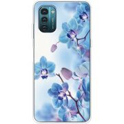 Чехол со стразами Nokia G21 Orchids