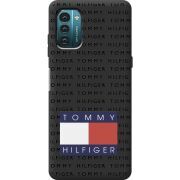 Черный чехол BoxFace Nokia G21 Tommy Print