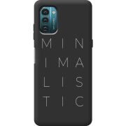 Черный чехол BoxFace Nokia G21 Minimalistic