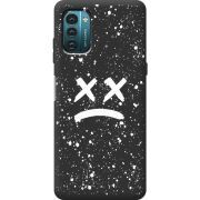 Черный чехол BoxFace Nokia G21 Sad Way